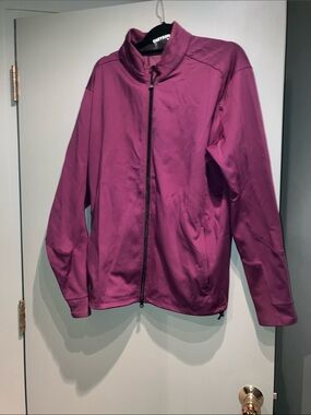 Greyson Zip-Front Sequoia Jacket in Berry Plum size XXL
